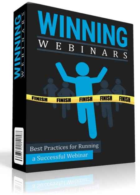 Winning Webinars 2015 guide with PLR MRR rights for creating engaging online webinars