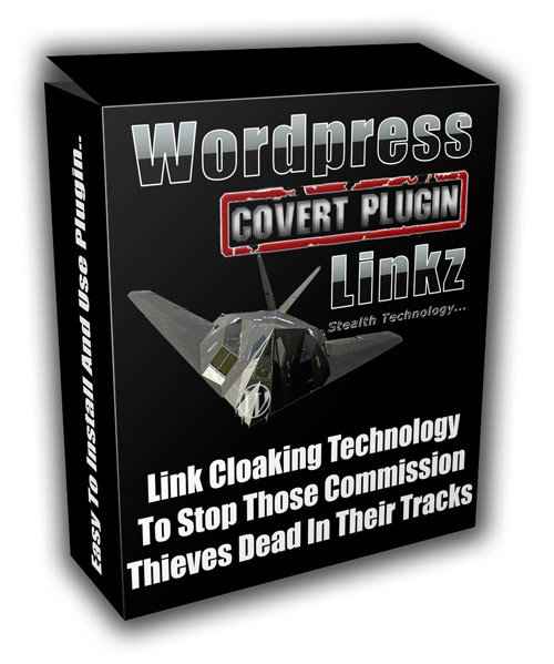 WordPress Covert Plugin Linkz – affiliate link cloaker with PLR resell rights