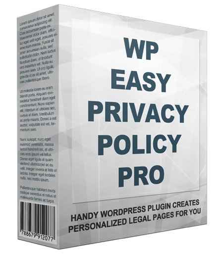 WordPress Legal Pages Plugin – generate custom legal pages instantly with PLR/MRR rights