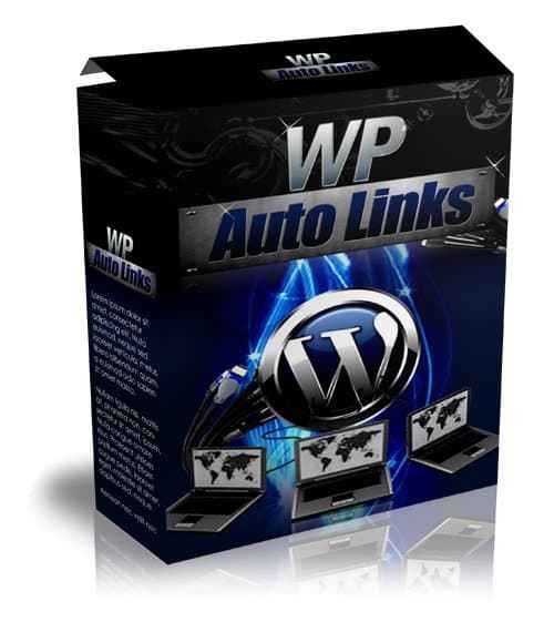 WP Auto Links plugin dashboard showing blog monetization tool with resell rights