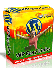 WP Easy Links plugin screenshot illustrating keyword-to-link automation for WordPress blogs