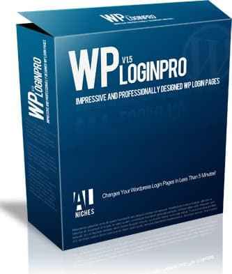 WP Login Pro custom WordPress login pages with MRR resell rights for designers and marketers