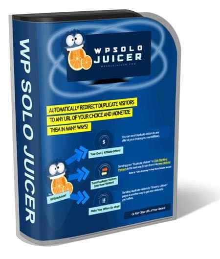 WP Solo Juicer plugin redirects duplicate visitors for solo ads and ad swaps