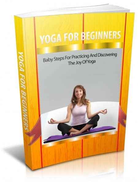 Yoga For Beginners digital guide with PLR MRR resell rights for peace and calmness