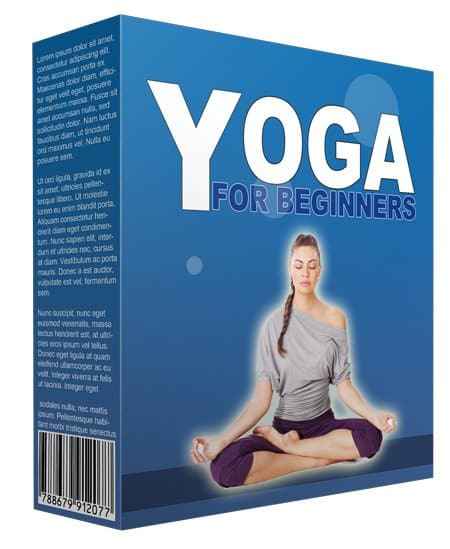 Yoga for Beginners PLR software with MRR rights, digital download for reselling online