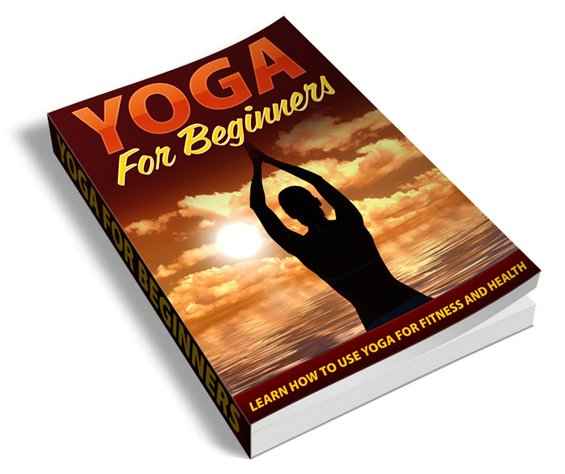 Beginners Guide To Yoga digital PLR MRR resell rights book covers meditation equipment benefits