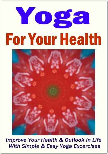 Yoga For Your Health digital guide cover with PLR resell rights and instant download