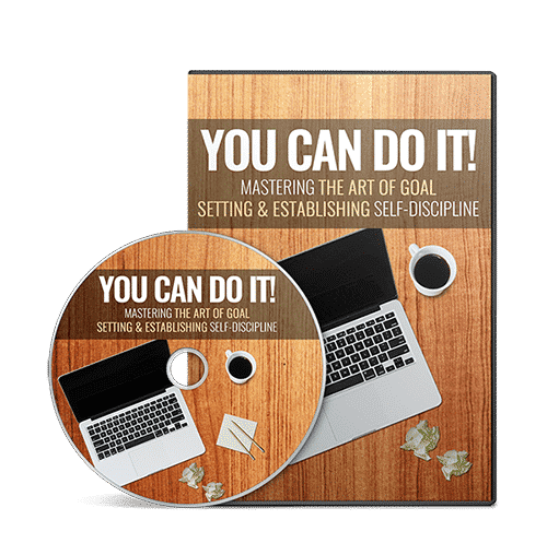 Goal setting and self discipline PLR video course with resell rights