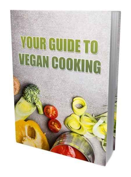 Your Guide to Vegan Cooking - digital PLR ebook for plant-based diet and resell rights