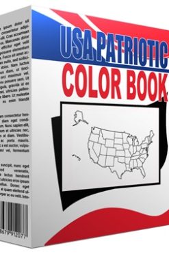 usa patriotic color book